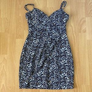 Cheetah print dress